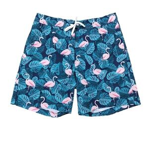 NWT Member’s Mark Flamingo Print Swim Trunks